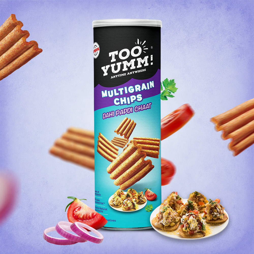 Multigrain Chips Dahi Papdi Chaat