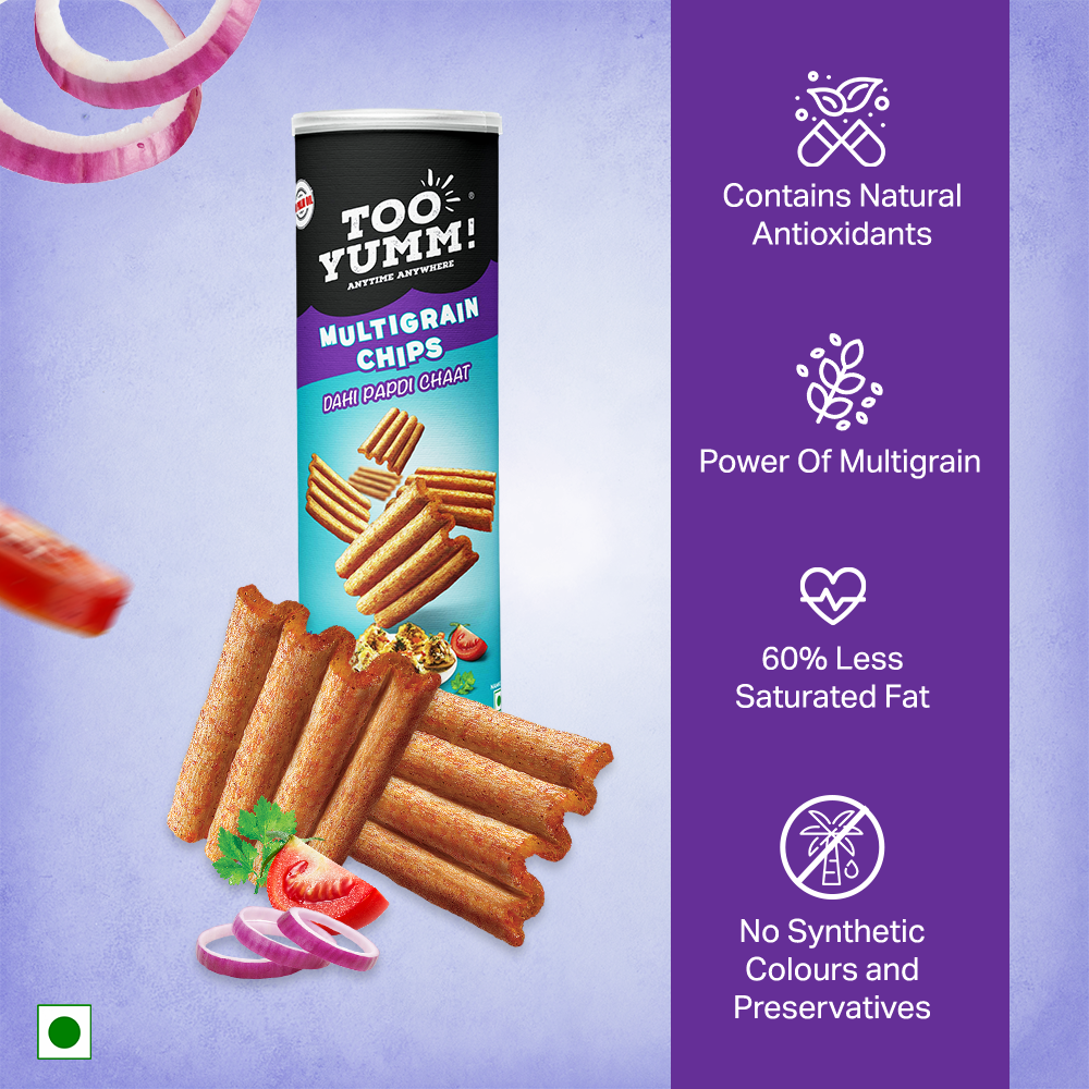 Multigrain Chips Dahi Papdi Chaat