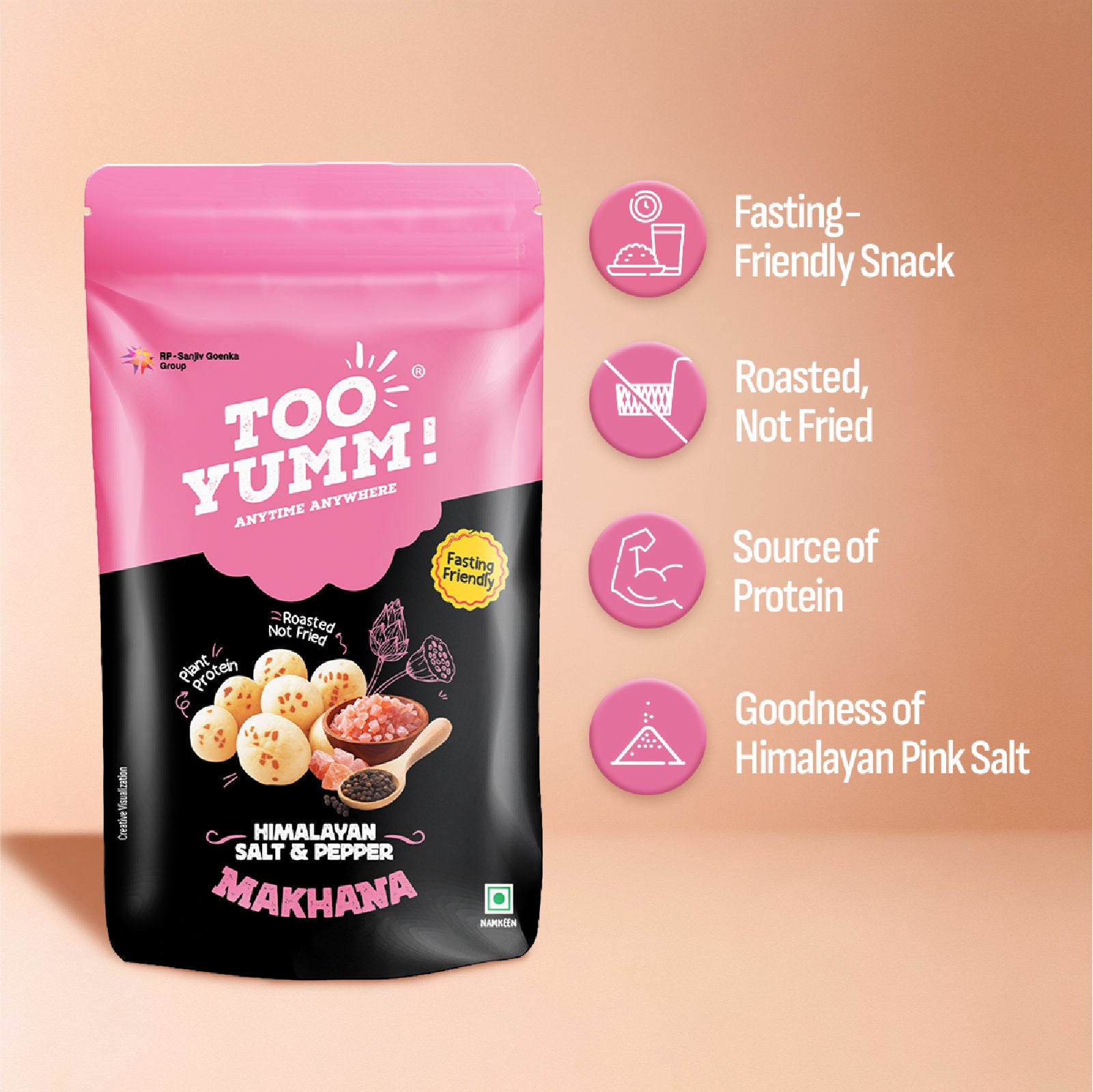 Himalayan Salt & Pepper Makhana