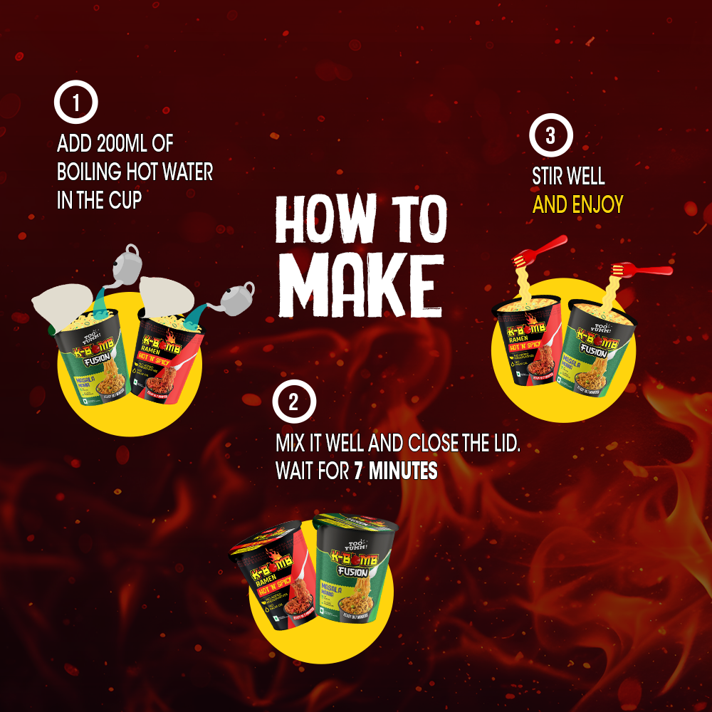 K-Bomb Cup Noodles Combo