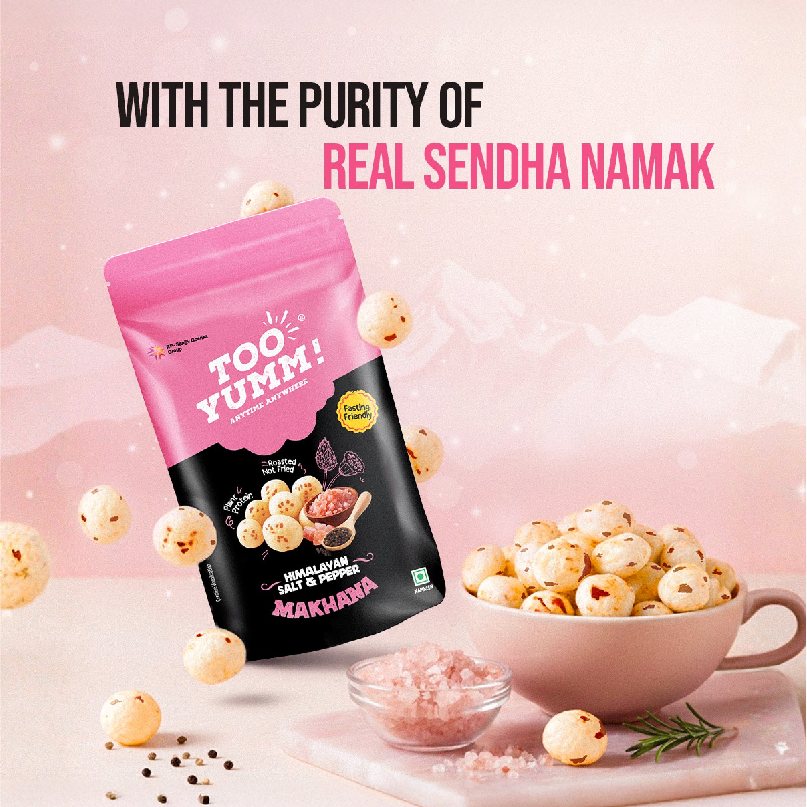 Himalayan Salt & Pepper Makhana