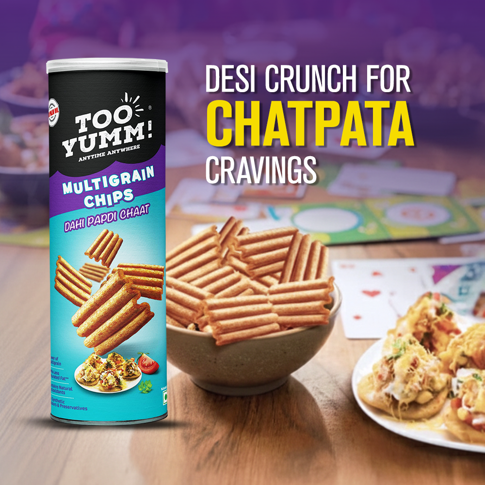 Multigrain Chips Dahi Papdi Chaat