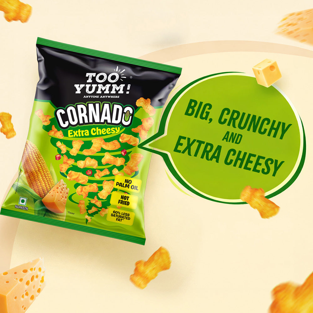 Cornado Extra Cheesy Corn Puffs