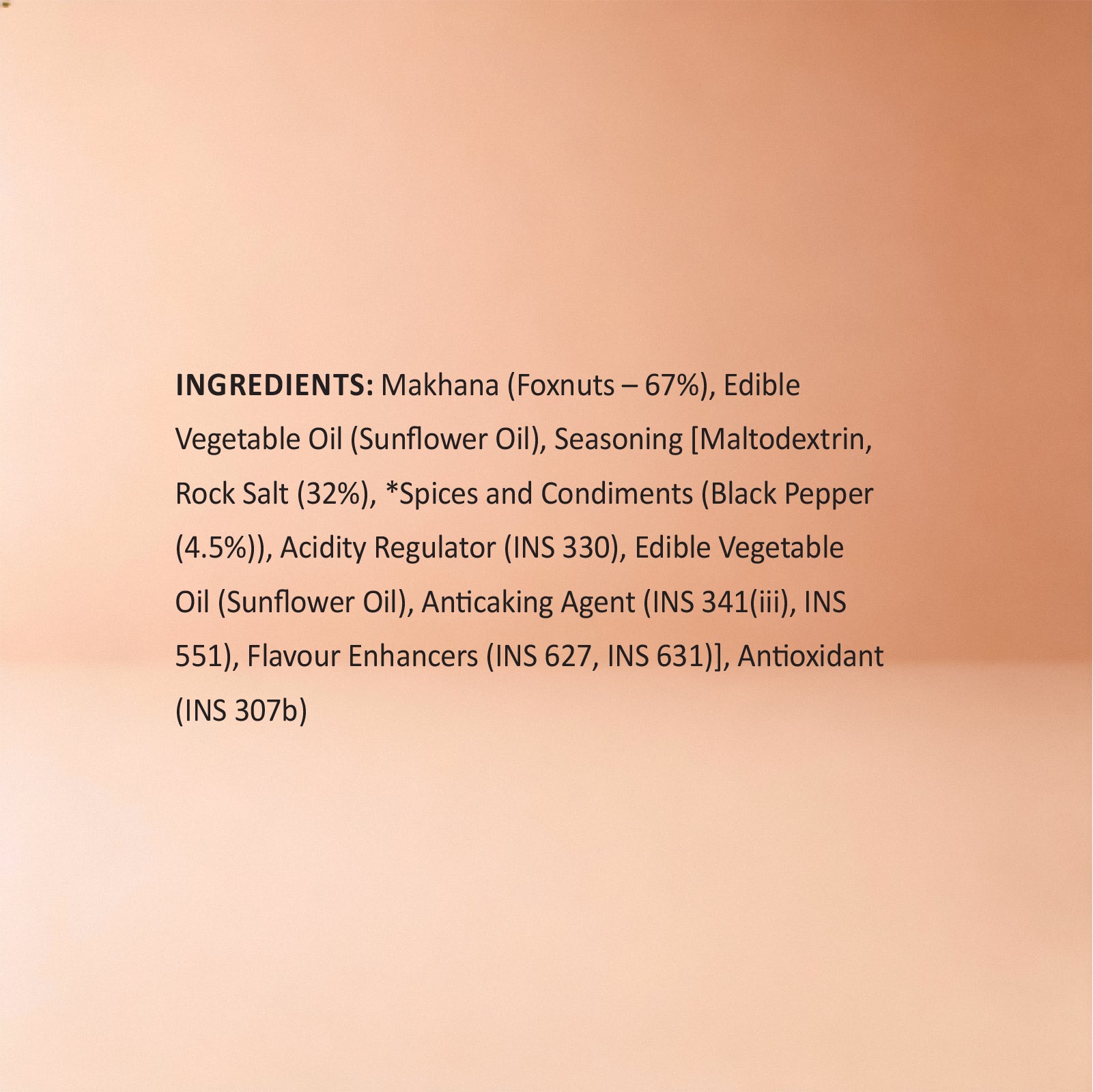 Himalayan Salt & Pepper Makhana