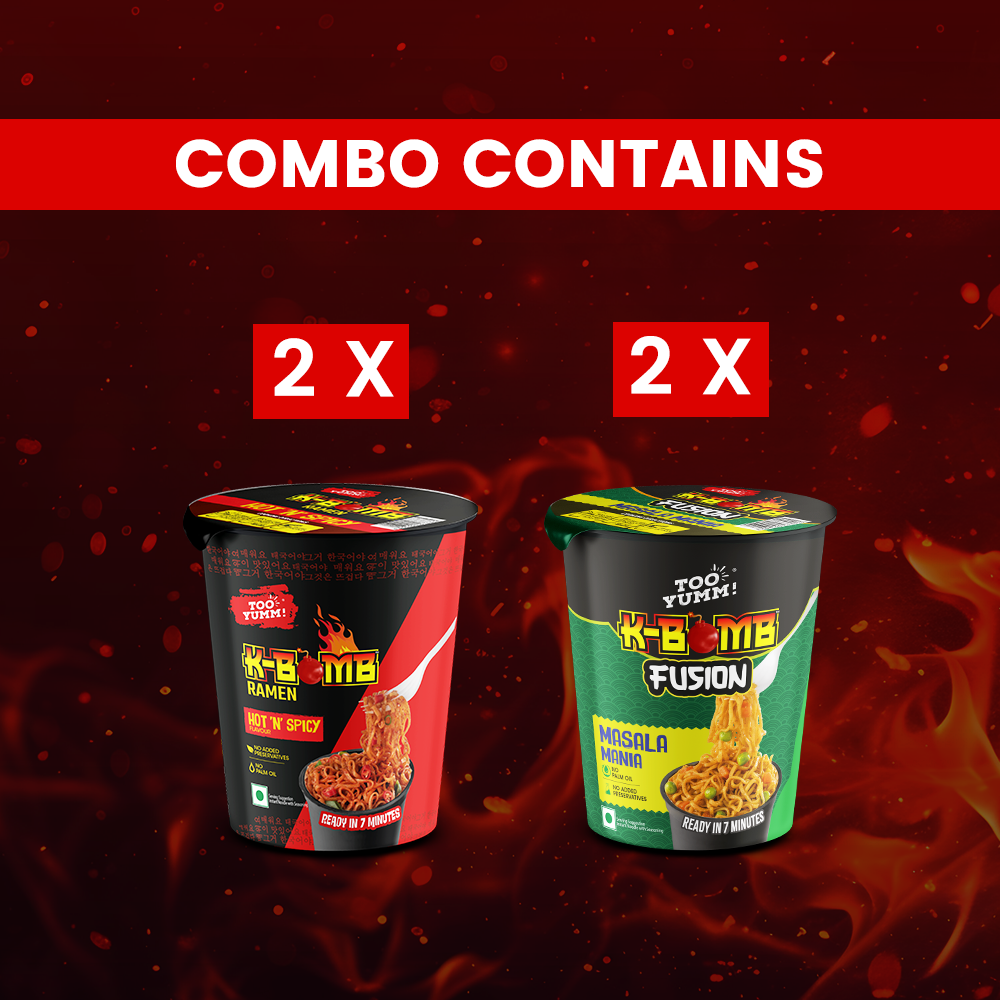 K-Bomb Cup Noodles Combo