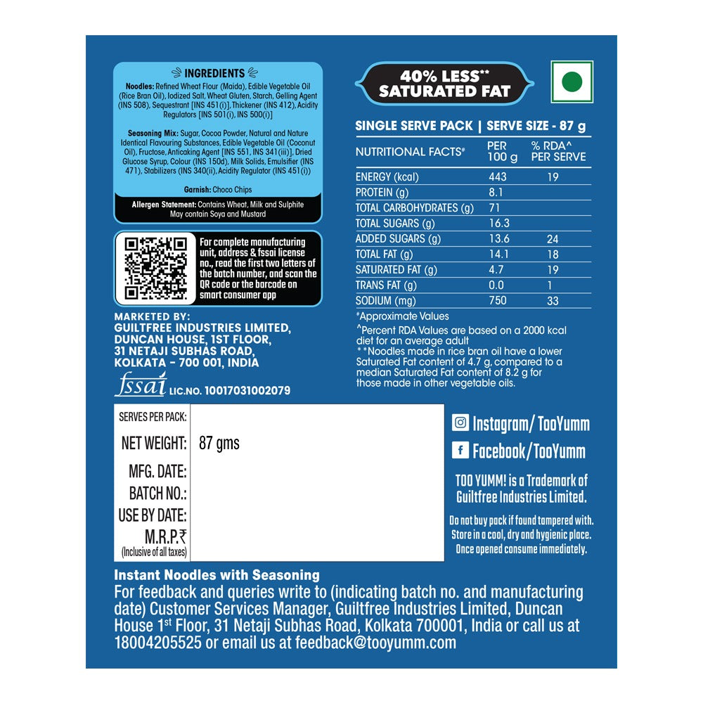 K-Bomb Chocolate Noodles