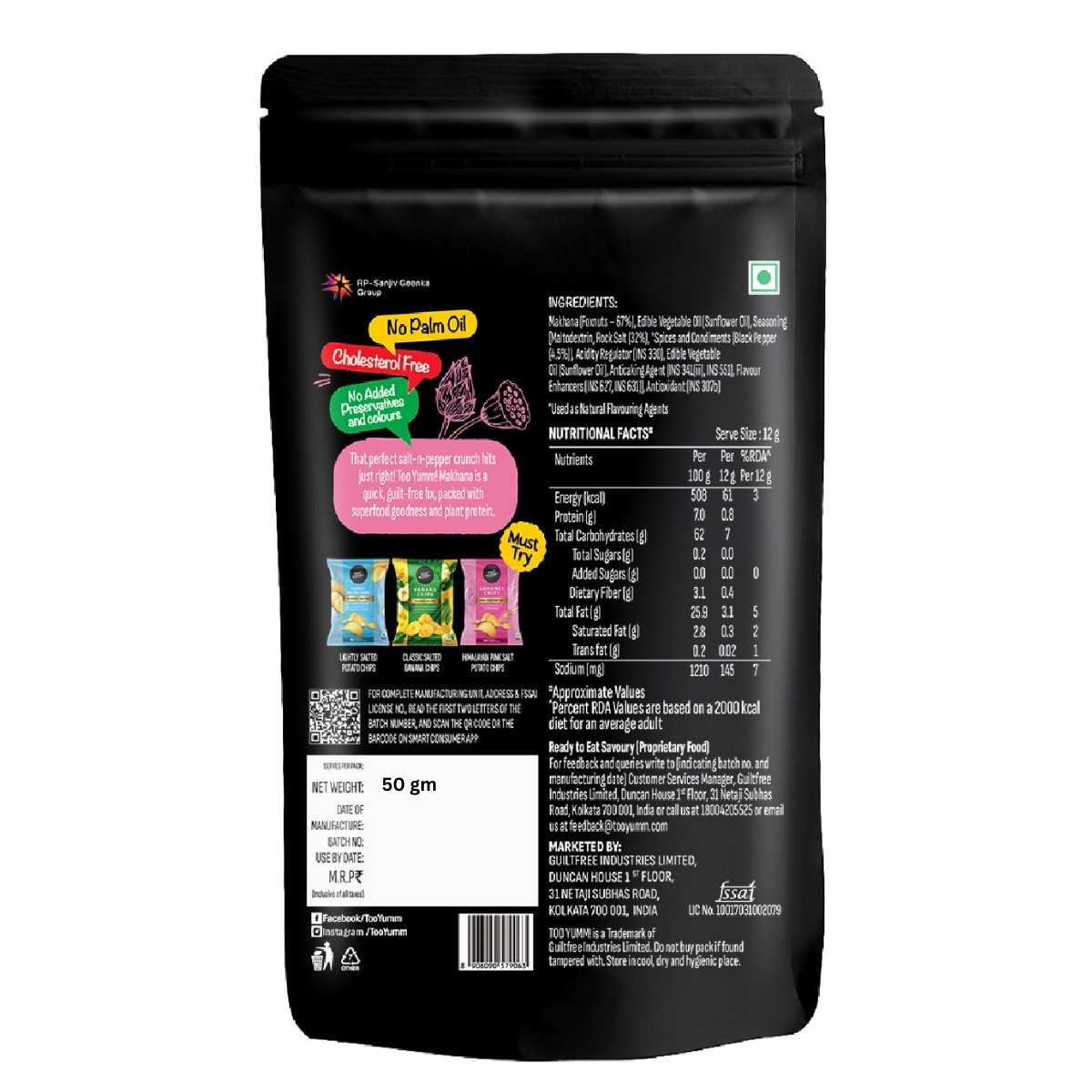 Himalayan Salt & Pepper Makhana