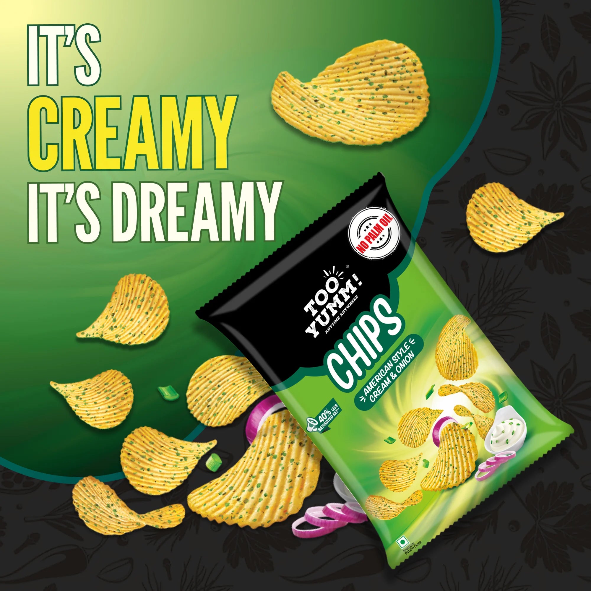 American Style Cream n Onion Chips