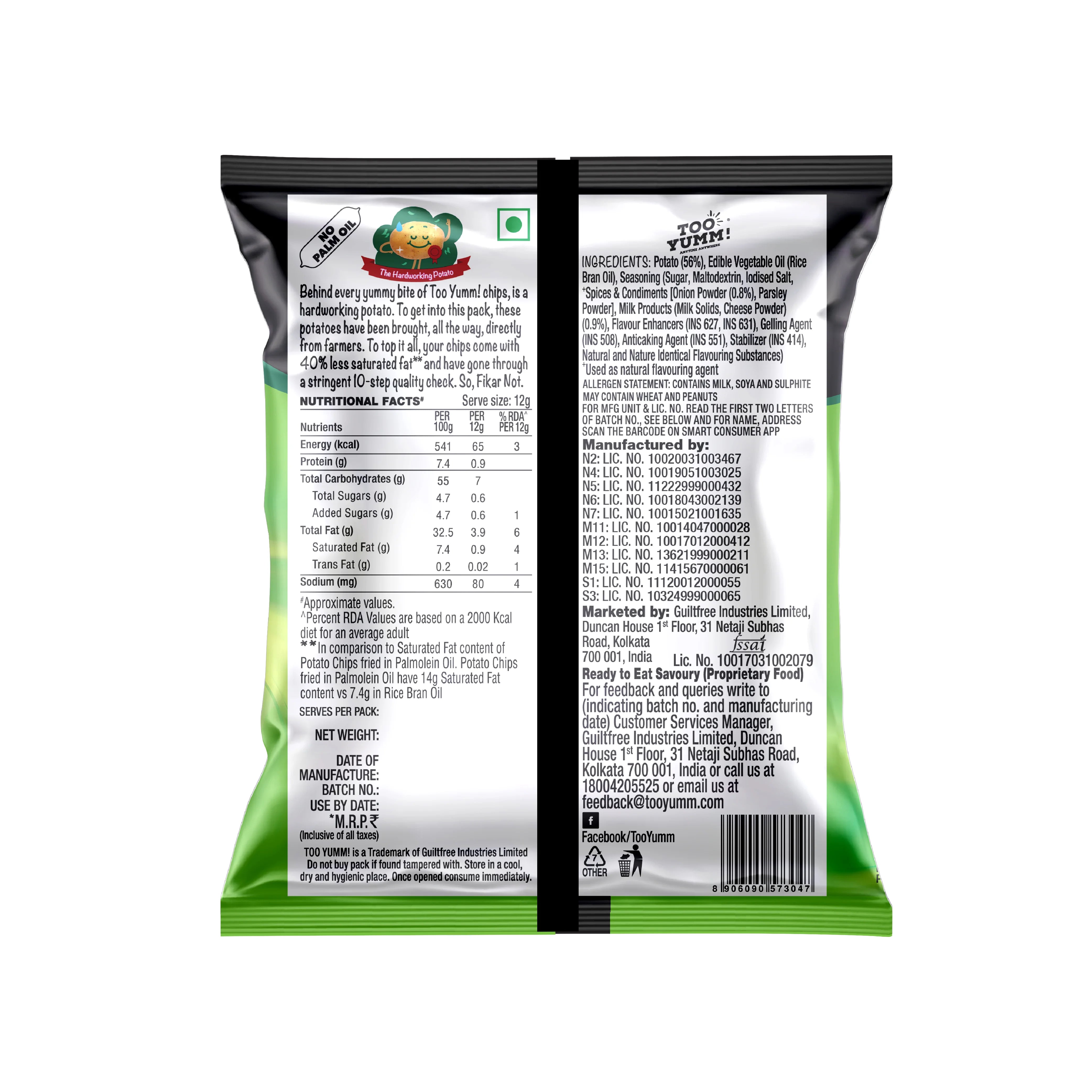 American Style Cream n Onion Chips