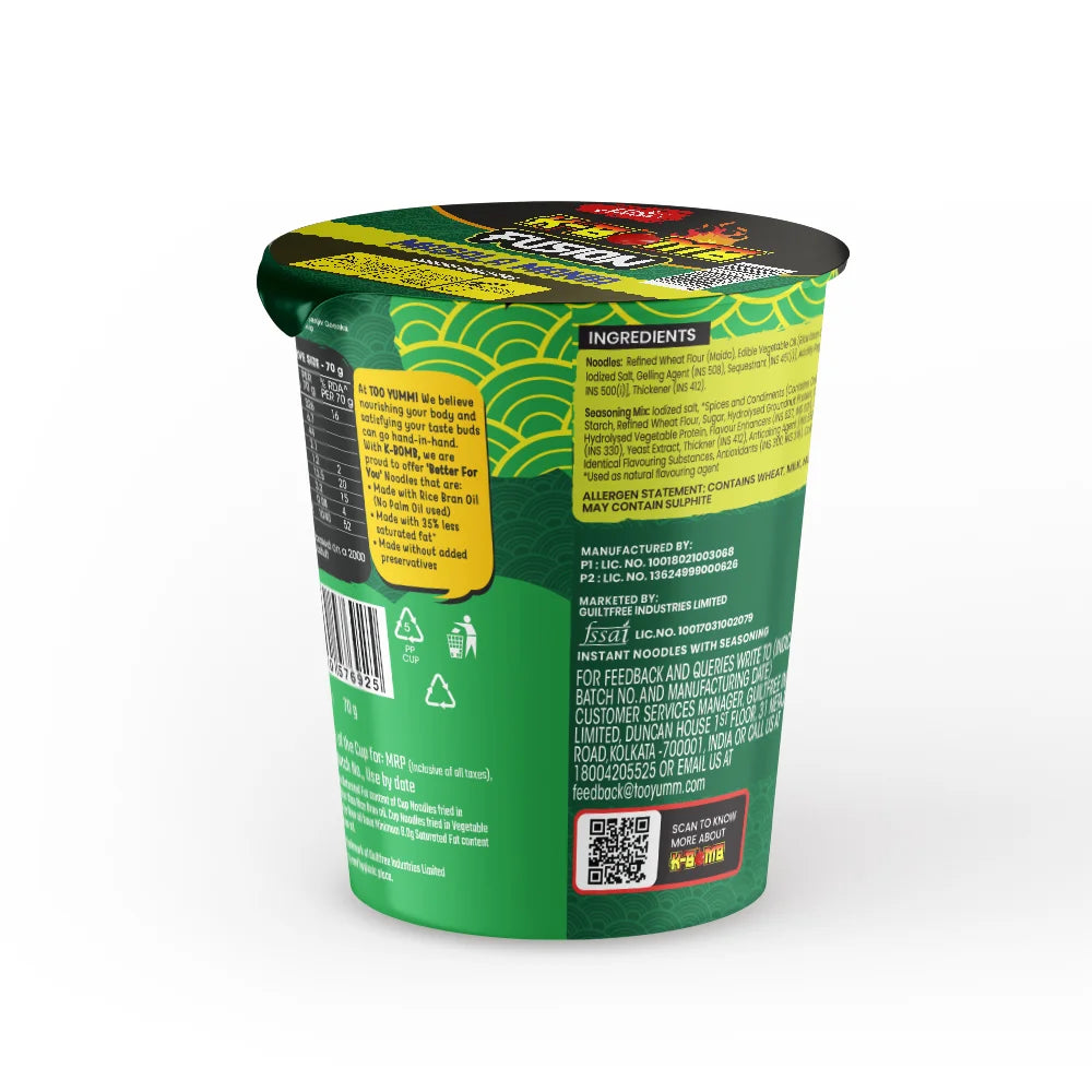 K-Bomb Fusion Masala Mania Cup Noodles
