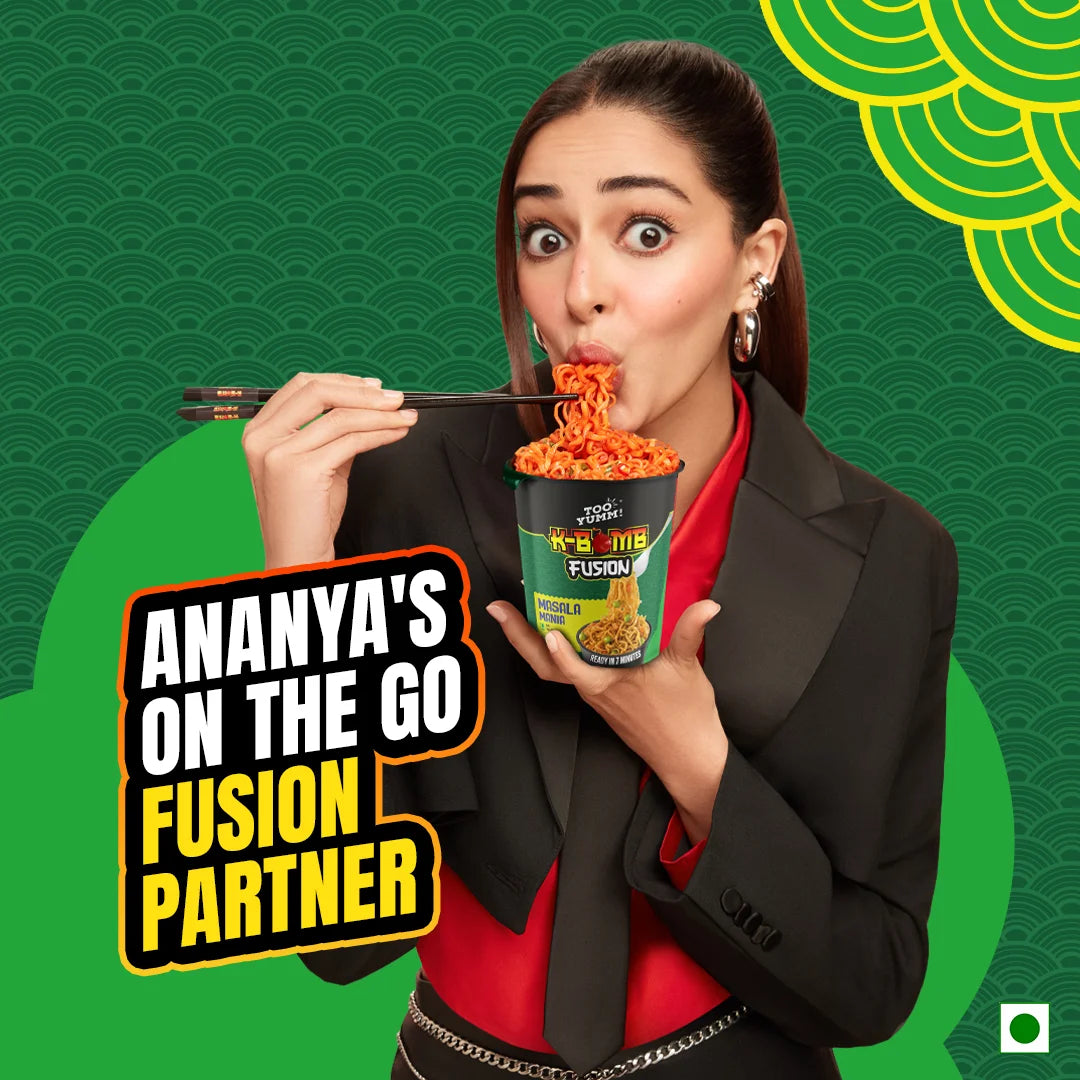 K-Bomb Fusion Masala Mania Cup Noodles