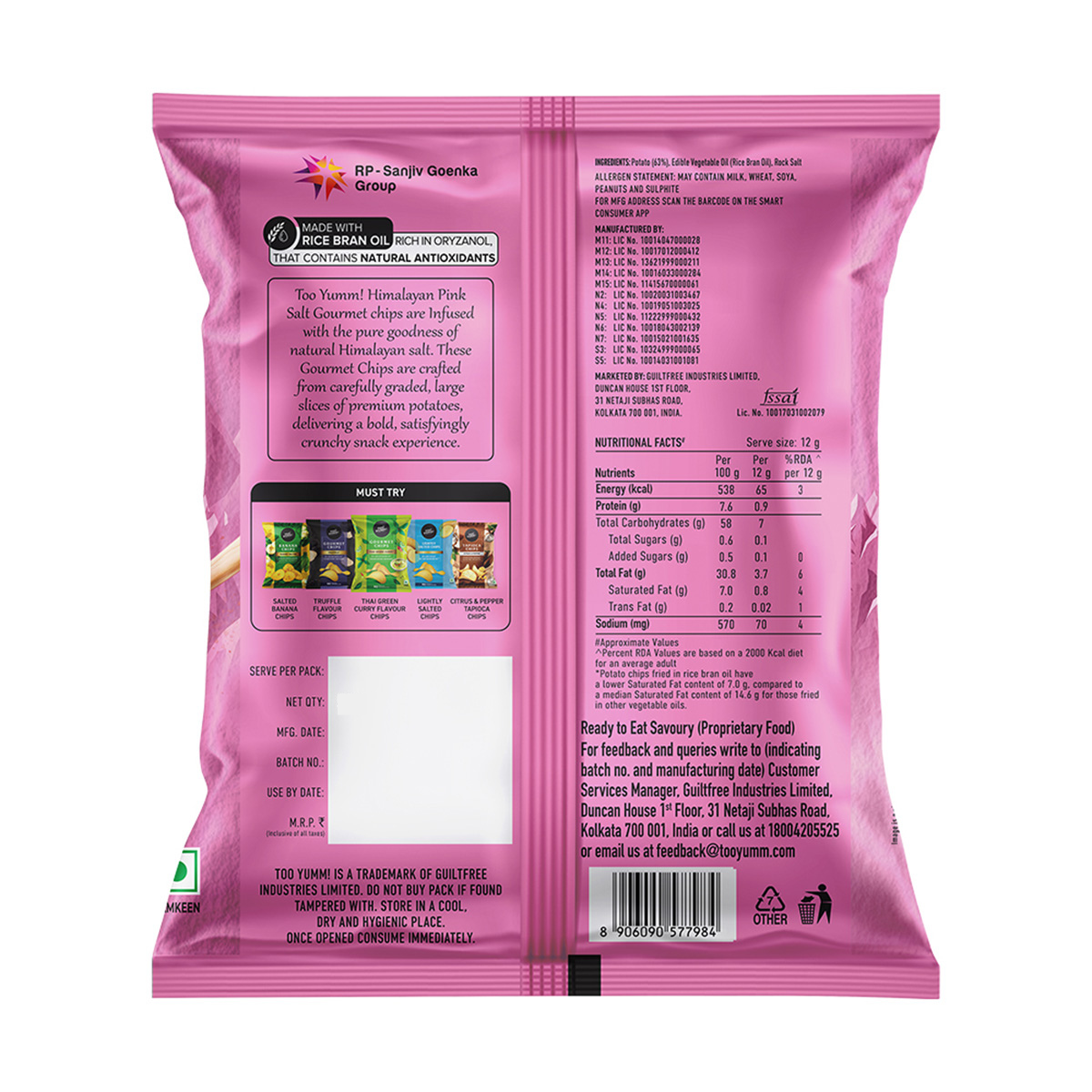 Himalayan Pink Salt Gourmet Chips